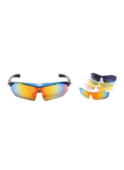 Buy Outdoor Sports Polorized 5 Lens Sunglasses in Saudi Arabia