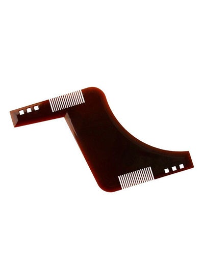 Buy Double Sided Styling Beard Comb Black in UAE