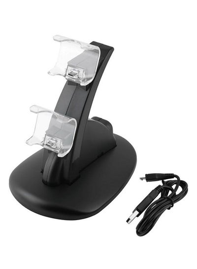 Buy USB LED Charging Dock For PS4 Gamepad Black in Saudi Arabia