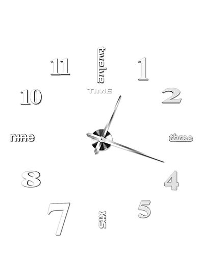 Buy Super Big Clock Wall Sticker Multicolour in UAE