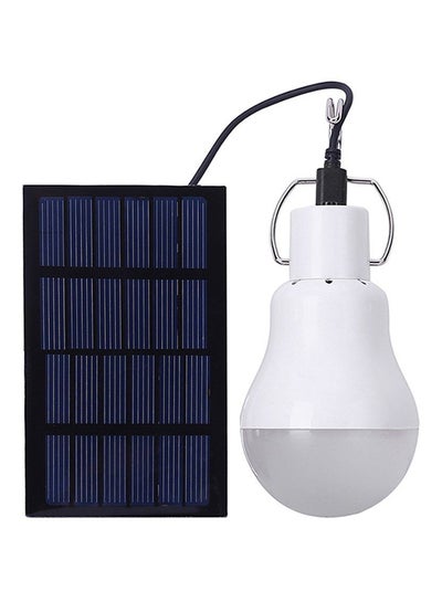 Buy Portable Solar Powered LED Lamp Light White in Saudi Arabia