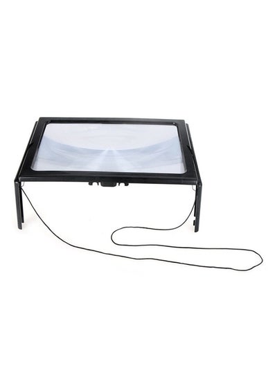 Buy 4 LED Foldable Reading Magnifier Loupe Black in Egypt