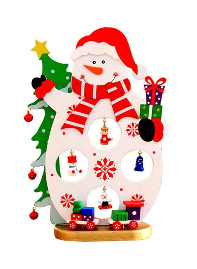 Buy Snowman Table Desktop Ornament Multicolour in UAE