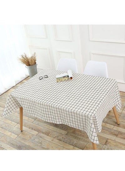 Buy Dining Table Cover Black/White in Saudi Arabia