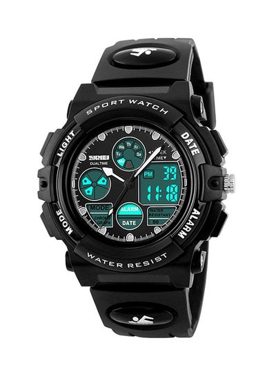 اشتري Boys' Water Resistant Analog & Digital Watch ZS219104 - 48 mm - Black في السعودية