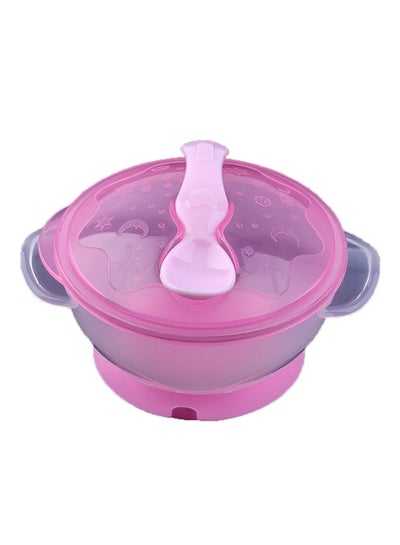 Buy Anti-Slip Sucker Bowl And Spoon Set in UAE