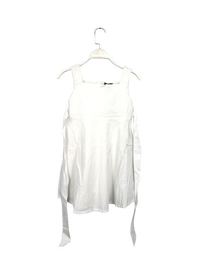 Buy Natalie Sleeveless Dress White in UAE