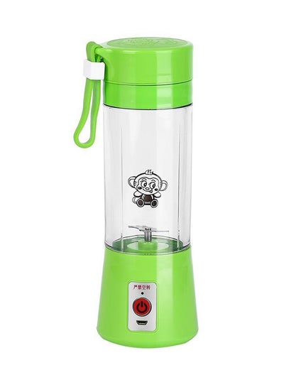 Buy Portable Plastic Fruit Juicer 380.0 ml ZN-090 Green in UAE