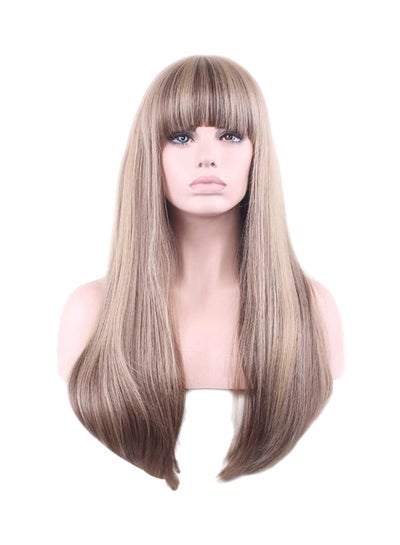 Buy Cosplay Anime Hair Wig Brown 65-70cm in UAE