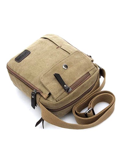 Buy Multifunctional Messenger Bag Brown in Saudi Arabia