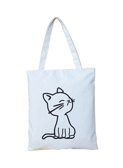 Buy Canvas Tote Bag White in UAE