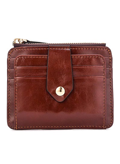 Buy Retro Mini Coin Purse Brown in Saudi Arabia