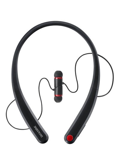 Buy Bluetooth In-Ear Neckband Headset With Microphone Black in Saudi Arabia