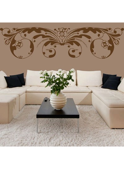 Buy Truly Beautiful New Age Art Wall Decal Brown 156x40centimeter in UAE