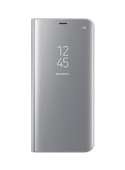 Buy Clear View Flip Case Cover For Samsung Galaxy Note8 Silver in Saudi Arabia