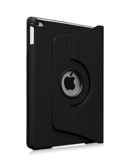 Buy 360 Degree Rotating Stand Flip Case Cover For Apple iPad Air 2 Black in UAE