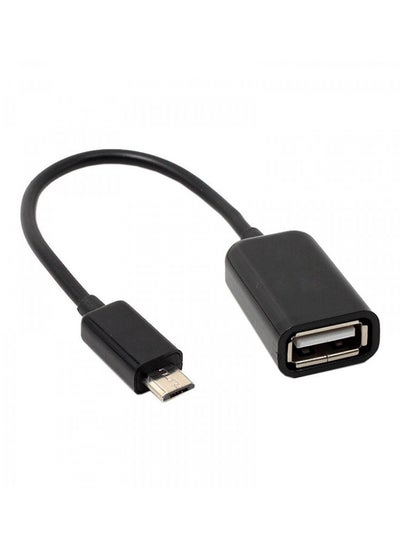 Buy USB-A To Micro USB Adapter Black in UAE