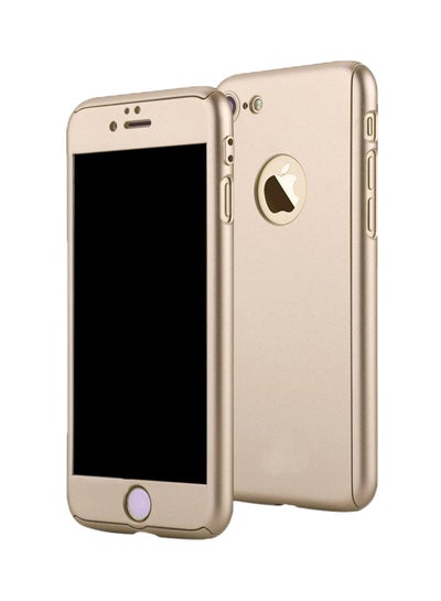 Buy 360 Degree Protective Slim Case Cover For Apple iPhone 7 Gold in Saudi Arabia