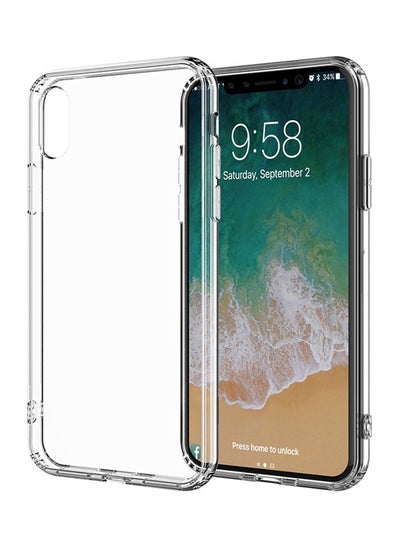 Buy Protective TPU Silicone Case Cover For Apple iPhone X Clear in UAE