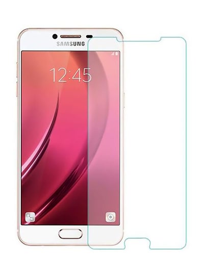 Buy Tempered Glass HD Screen Protector For Samsung Galaxy C5 Clear in UAE