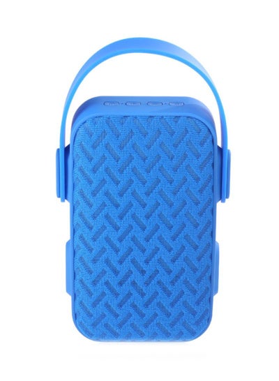 اشتري سماعات بلوتوث محمولة بمدخل AUX لاستخدام حر اليدين وفتحة بطاقة تي إف أزرق في الامارات