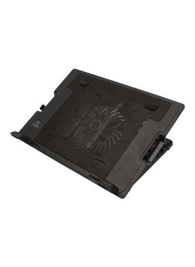 Buy Adjustable Laptop Cooling Pad Black in UAE