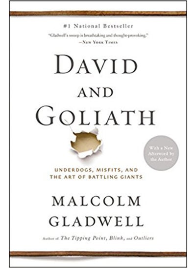 اشتري David And Goliath: Underdogs, Misfits And The Art Of Battling Giants - غلاف ورقي عادي الإنجليزية by Malcolm Gladwell - 4/7/2015 في الامارات