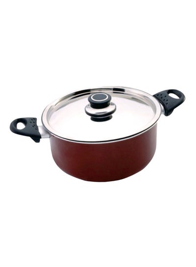 Buy Cooking Pot With Lid Assorted Color 28cm in UAE