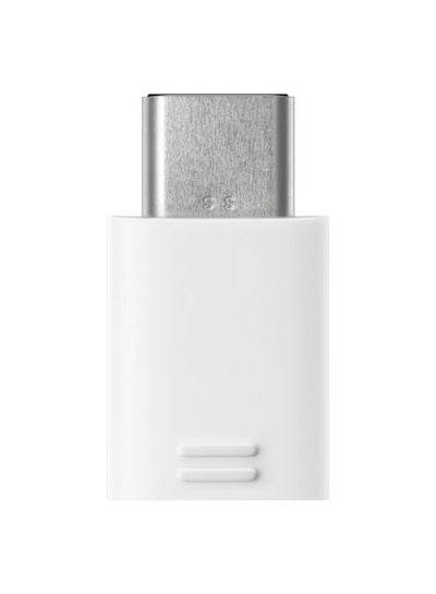 Buy Micro USB Connector For USB Type-C To Micro USB White/Silver in UAE