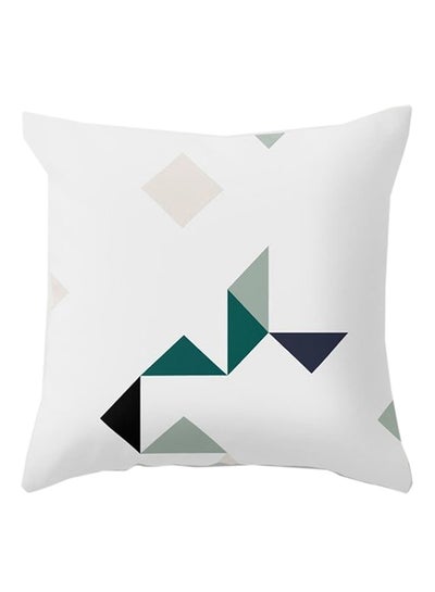 Buy Diamond Geometric Pattern Throw Pillow Cover Multicolour 45x45cm in UAE