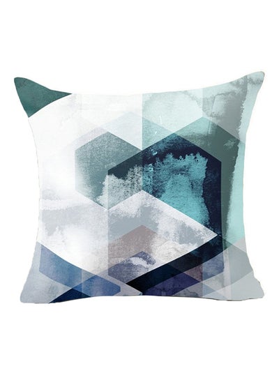 Buy Graphic Geometric Pattern Throw Pillow Cover Multicolour 45x45centimeter in Saudi Arabia