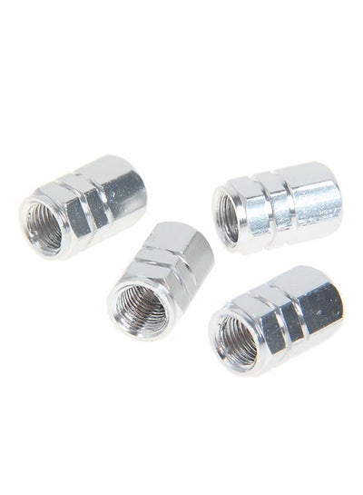 Buy 4-Piece Car Tyre Valve Stem Cap in UAE