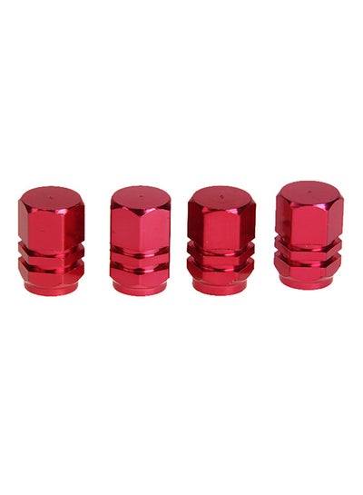 Buy 4-Piece Universal Tyre Valve Stem Cap in UAE