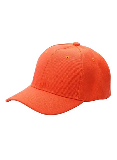 اشتري قبعة هيب هوب بكباسات خلفية برتقالي في الامارات