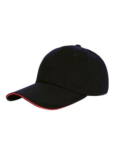 اشتري قبعة بيسبول قابلة للتعديل أسود/ أحمر في السعودية