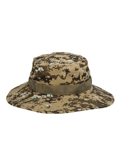 Buy Woodland Fishing And Hiking Boonie Hat Camouflage & Coffee in Saudi Arabia