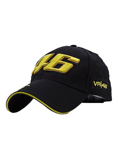 Buy Embroidered Baseball Cap Black in UAE