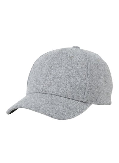 Buy Adjustable B-Boy Snapback Hip-Hop Cap Light Grey in UAE