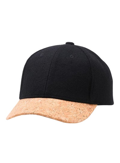 Buy Snapback Peaked Cap Black in UAE