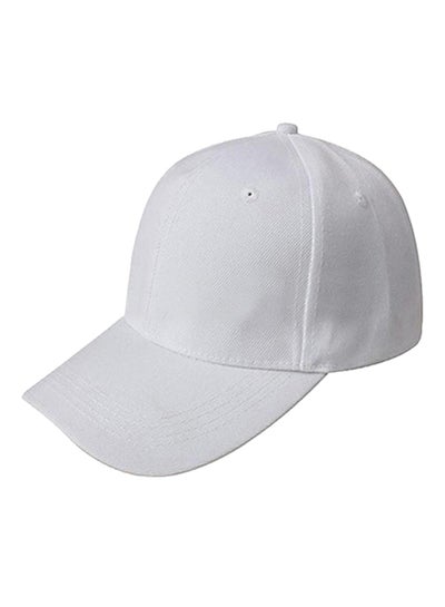 اشتري قبعة بيسبول بكباس خلفي أبيض في السعودية