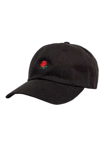 Buy Embroidered Baseball Cap Black in UAE