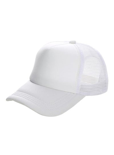 اشتري قبعة بيسبول بنمط عسكري قابلة للتعديل أبيض في السعودية