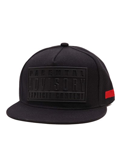 Buy Parental Advisory Snapback Baseball Cap Black in Saudi Arabia