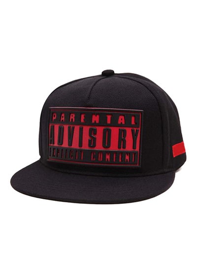 Buy Parental Advisory Snapback Baseball Cap Red in Saudi Arabia