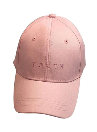 Buy Letter Embroidered Snapback Baseball Cap Pink in UAE