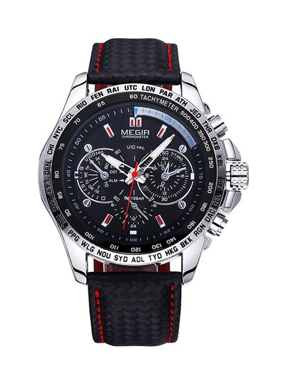 اشتري Men's Casual Leather Chronograph Watch 1010 في السعودية