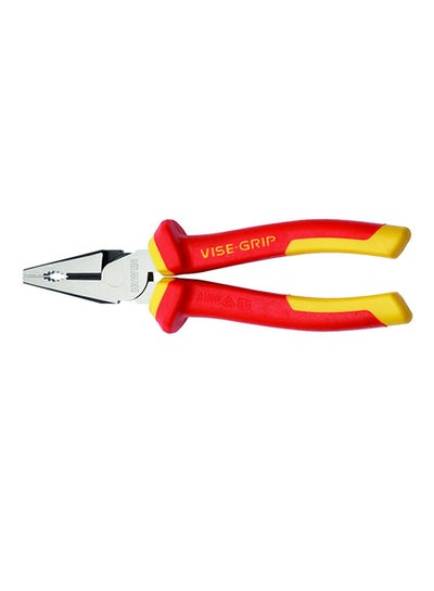 Buy Vde Combination Plier Red/Yellow 6inch in UAE