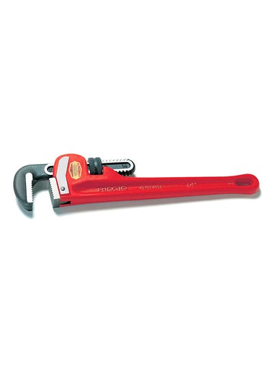 Buy Heavy Duty Pipe Wrench Red 24inch in UAE