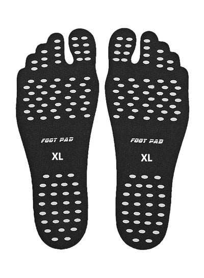 Buy Anti-Slip Sticking Insoles Foot Protective Socks Pad XL in UAE