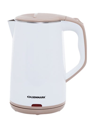 Buy Electric Kettle 1.8L 2.0 L 1850.0 W OMK2241 Beige/White in Saudi Arabia